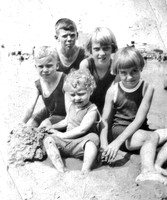 Back: Ed and Jean. In front is Aunt Jean in the middle.