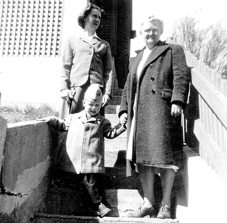 Lois, Grandma Klein and Larry