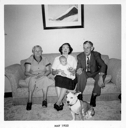 Grandma and Grandpa on the ends.